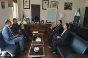 دیدار مدیرکل دامپزشکی استان با شهردار بروجن