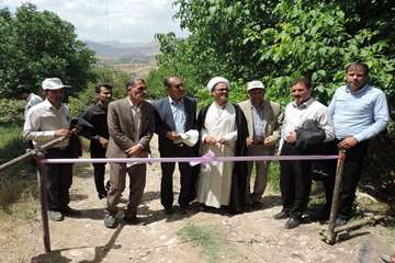 آیین افتتاح طرح ها در هفته جهاد کشاورزی- شهرستان اردل