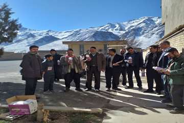 دوره آموزشی دبیرستان غدیر روستای گشنیزجان