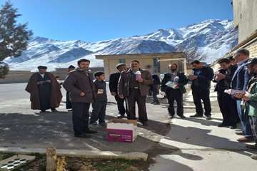 دوره آموزشی دبیرستان غدیر روستای گشنیزجان